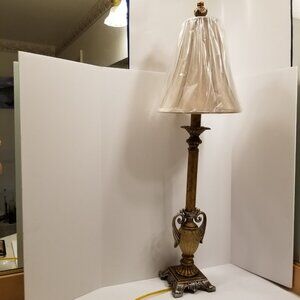Buffet 1 (One) Lamp Elegant Antiqued Bronze Finish 35" Tall